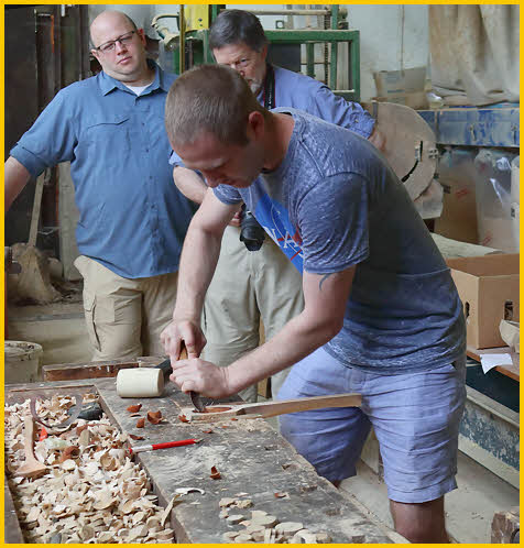 Son Making a Spoon